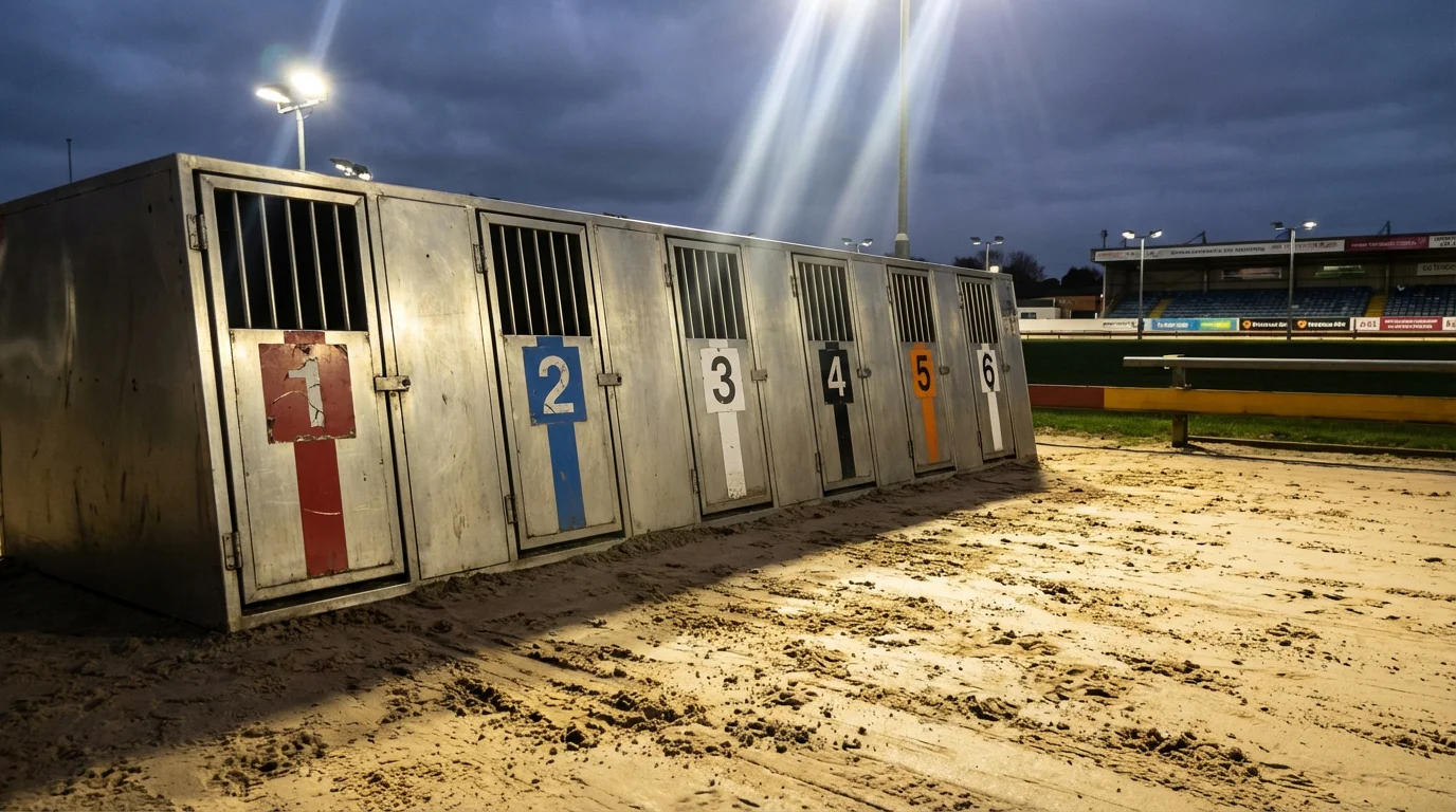Greyhound trap statistics — win rates by position across UK tracks